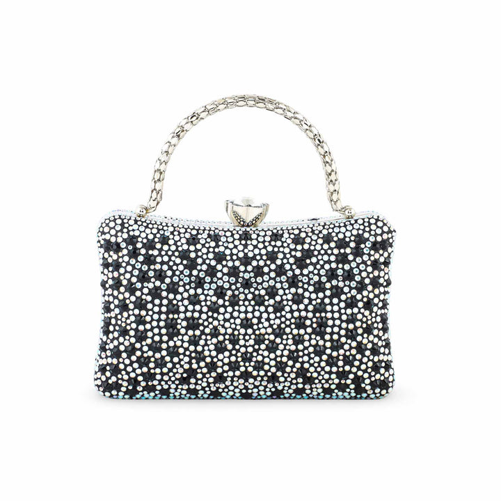 Black Fancy Clutch For Ladies P24386