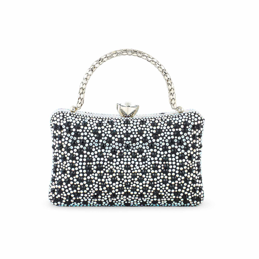 Black Fancy Clutch For Ladies P24386