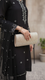 Golden Fancy Clutch For Ladies P24409