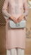 Silver Fancy Clutch For Ladies P24415
