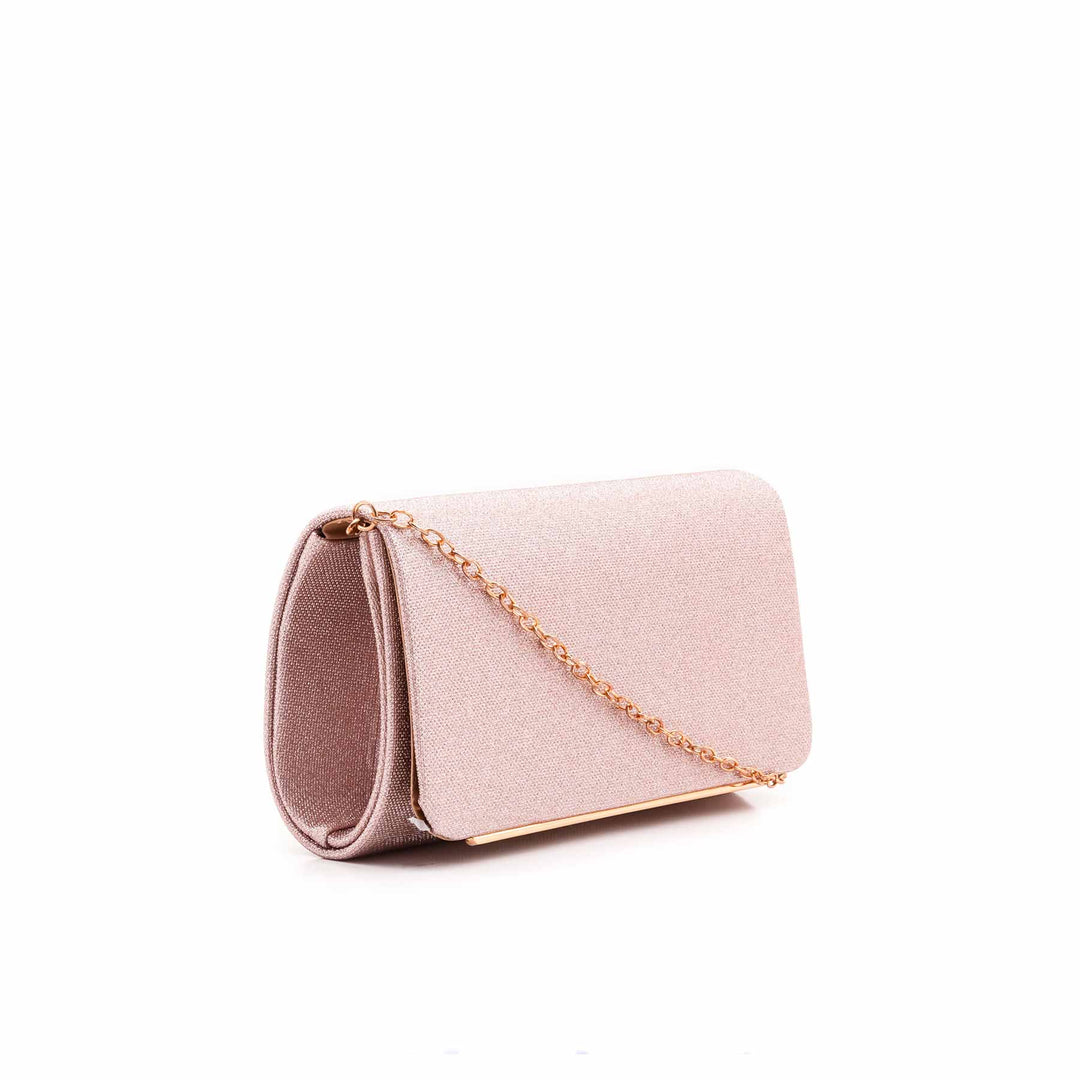 Champagne Fancy Clutch For Ladies P24421