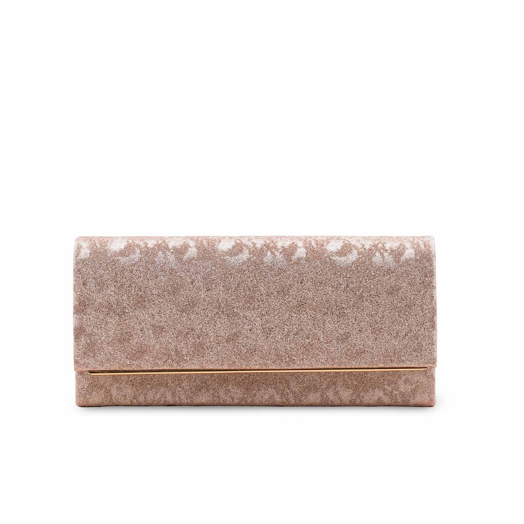 Golden Fancy Clutch For Women P24422