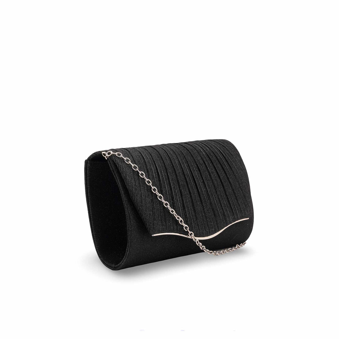 Black Fancy Clutch For Women P24427