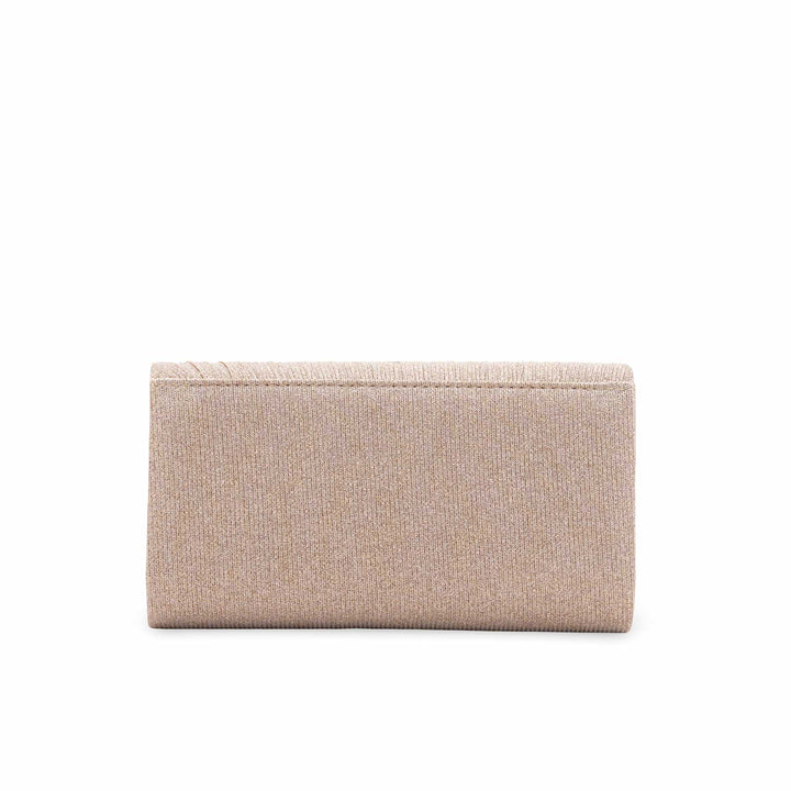 Champagne Fancy Clutch For Women P24427