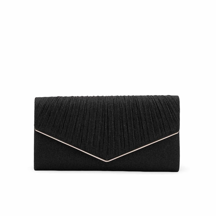 Black Fancy Clutch For Women P24428