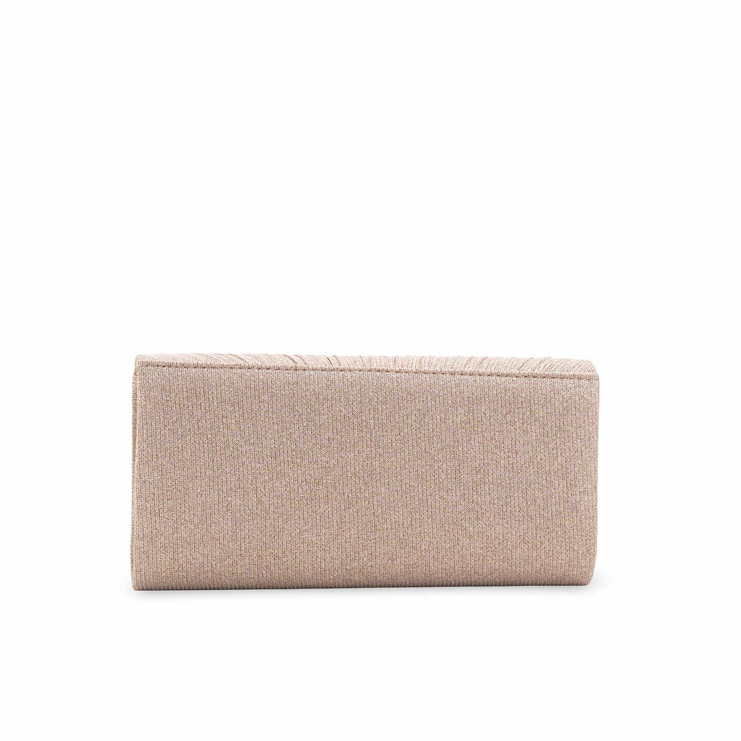 Champagne Fancy Clutch For Women P24428