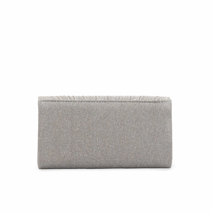 Silver Fancy Clutch For Women P24429