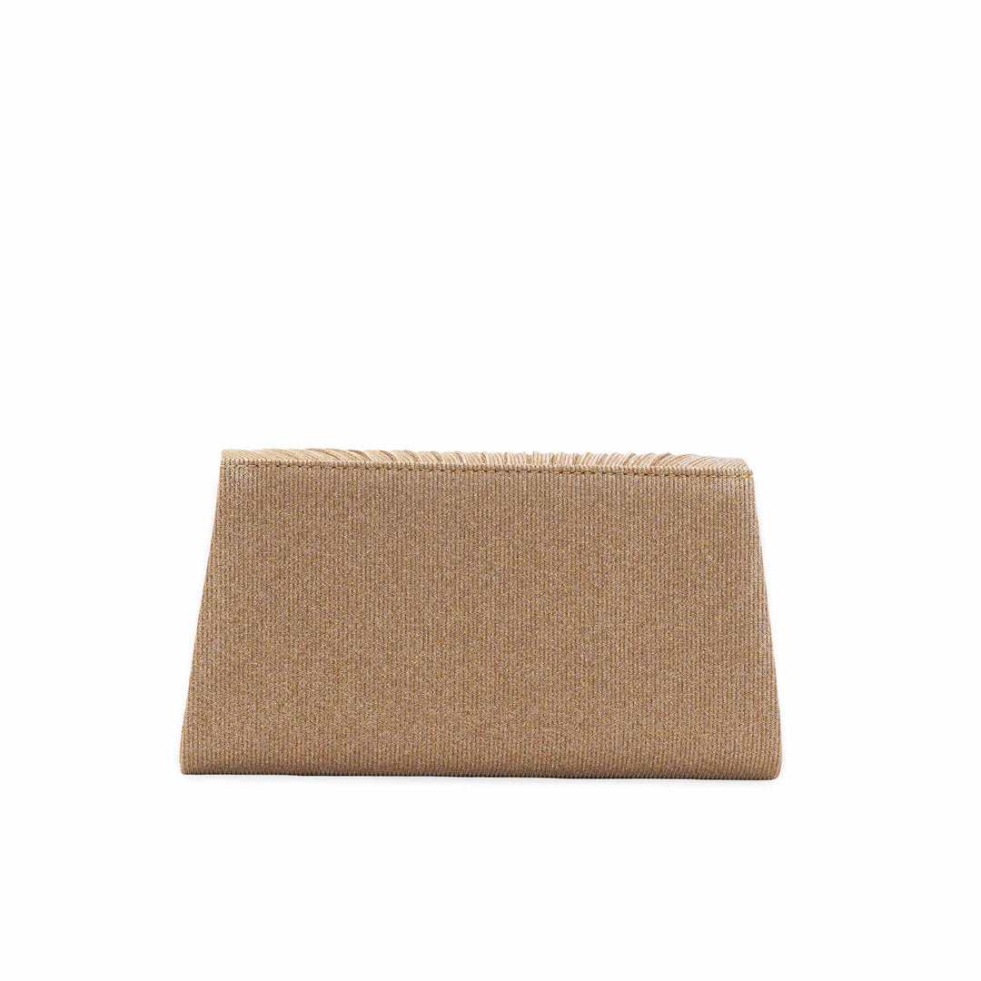 Golden Fancy Clutch For Women P24430