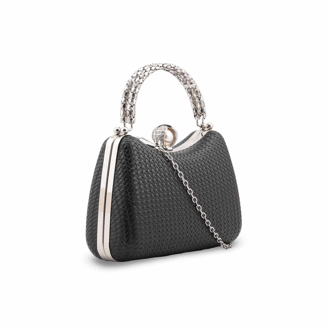Black Formal Clutch For Women P24431