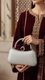 Silver Formal Clutch For Ladies P24437