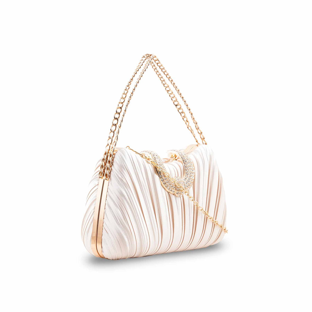 Champagne Formal Clutch For Ladies P24439