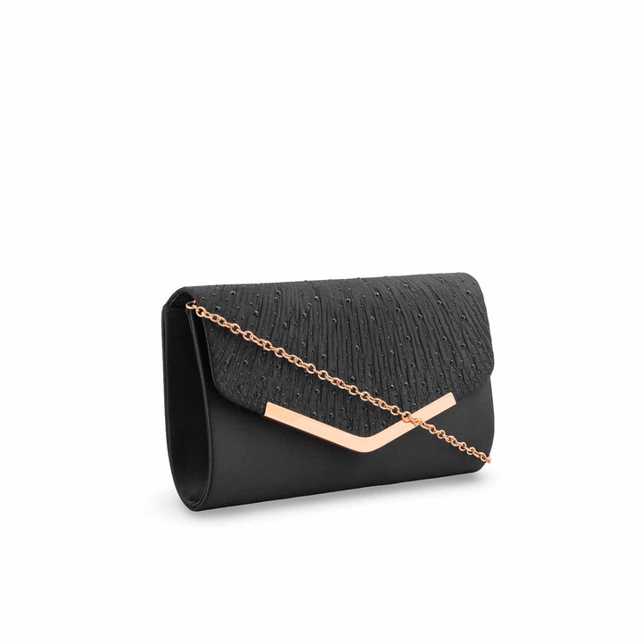Black Formal Clutch For Women P24452
