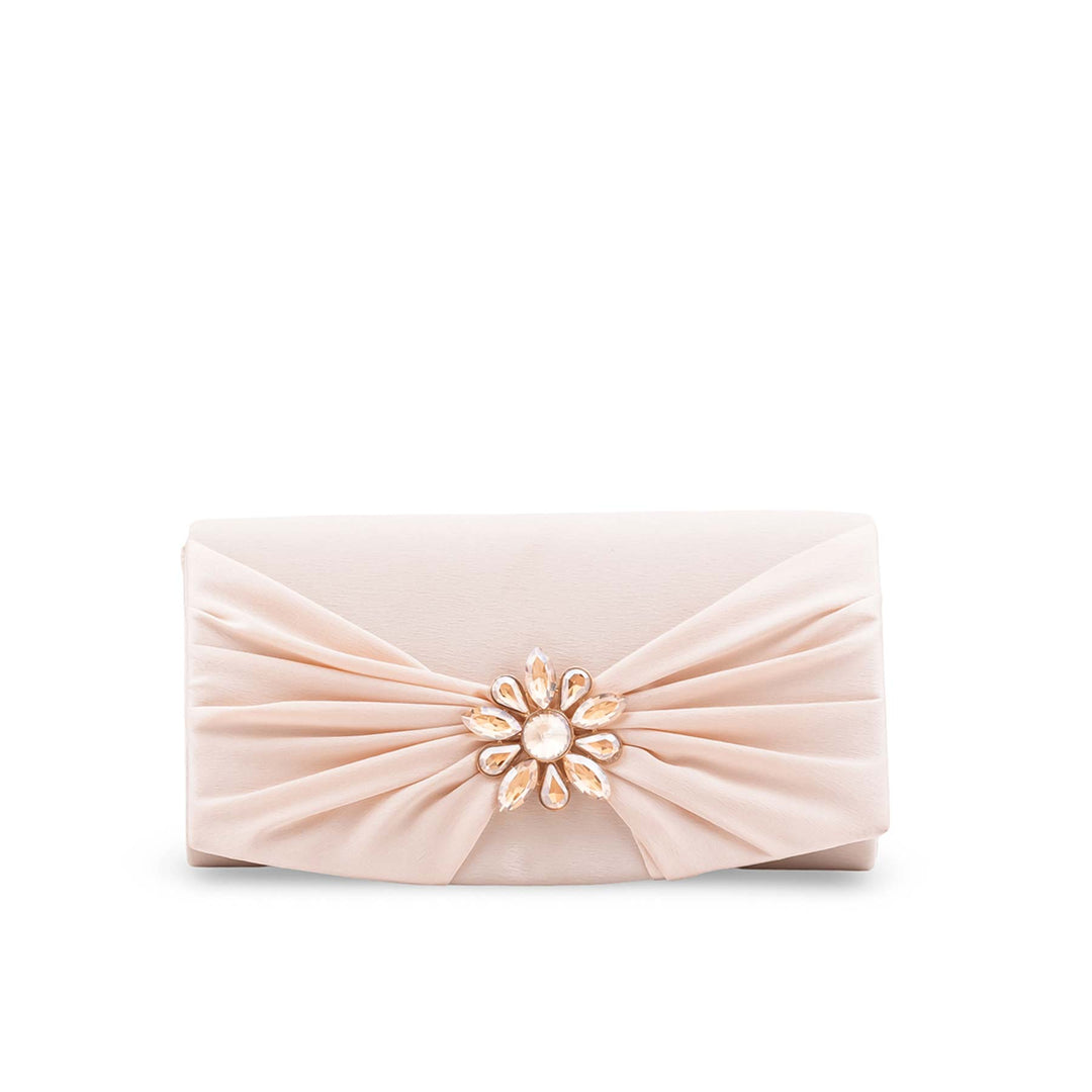 Golden Formal Clutch For Women P24455