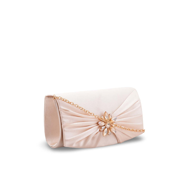 Golden Formal Clutch For Women P24455