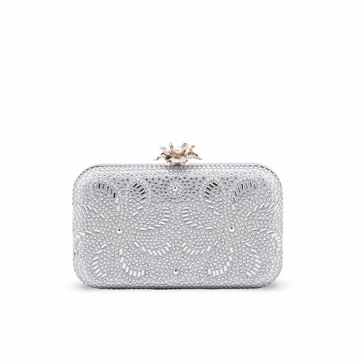 Silver Bridal Clutch P24551