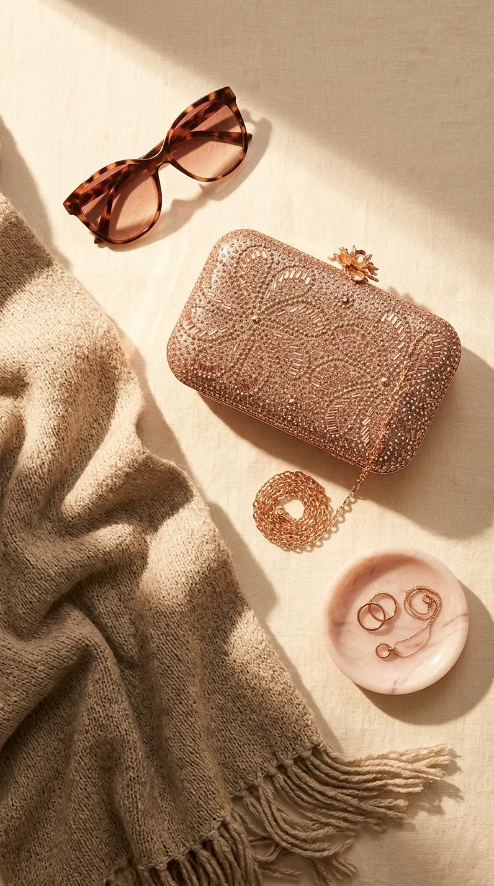 Champagne Bridal Clutch P24551