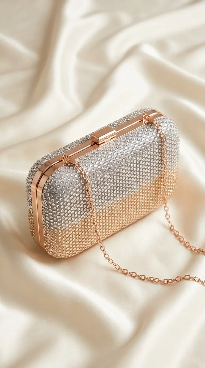 Golden Bridal Clutch P24554