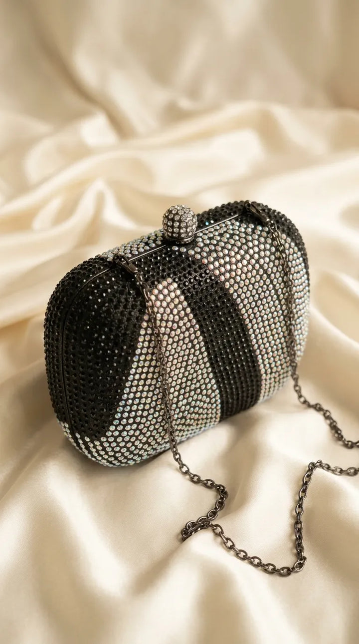Black Bridal Clutch P24555