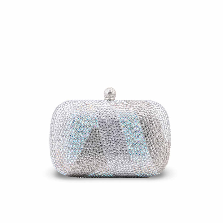 Silver Bridal Clutch P24555