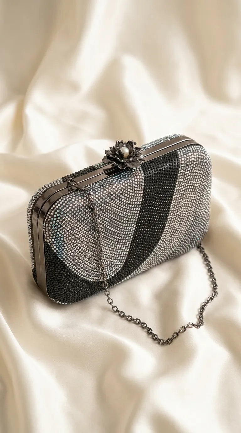 Black Bridal Clutch P24556