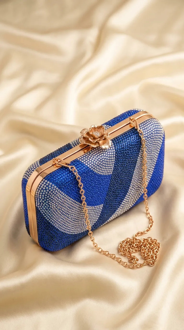 Blue Bridal Clutch P24556