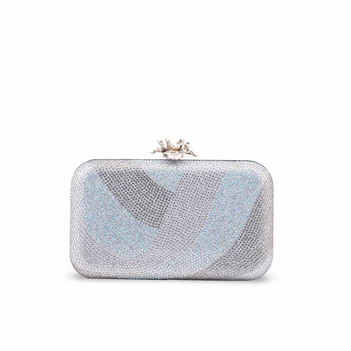 Silver Bridal Clutch P24556