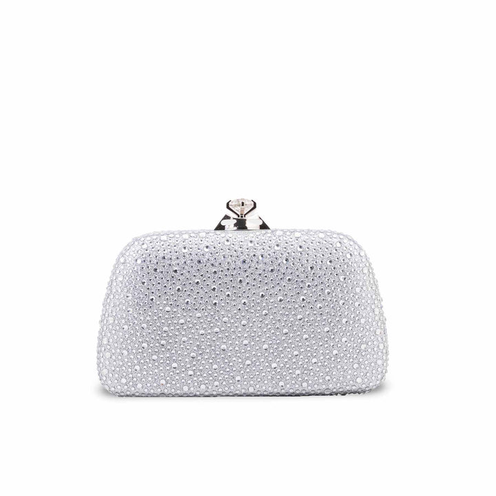 Silver Bridal Clutch P24557