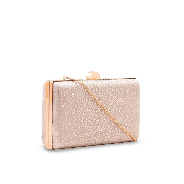 Golden Fancy Clutch For Ladies P24559