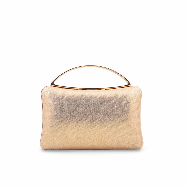 Golden Fancy Clutch For Ladies P24560