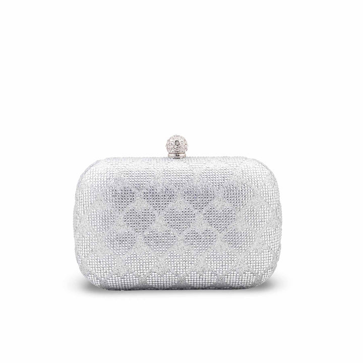 Silver Bridal Clutch P24561
