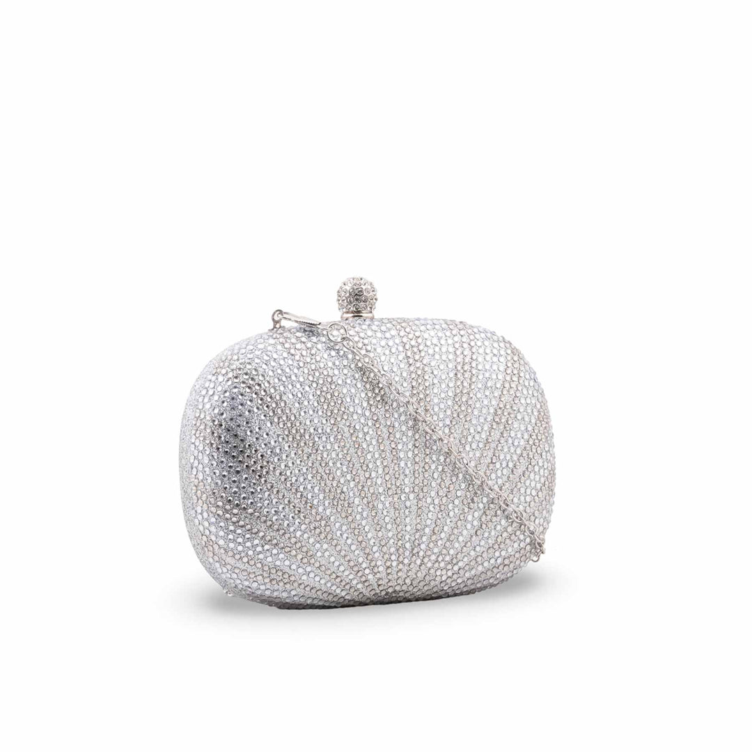 Silver Bridal Clutch P24563