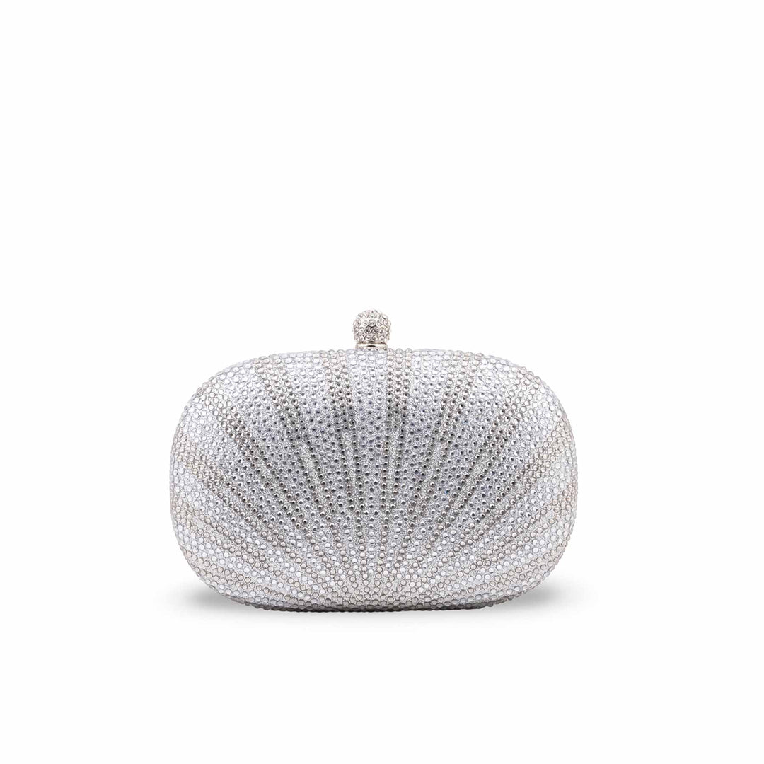 Silver Bridal Clutch P24563