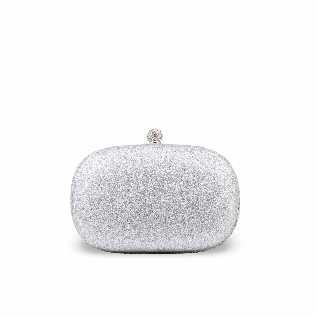 Silver Bridal Clutch P24563