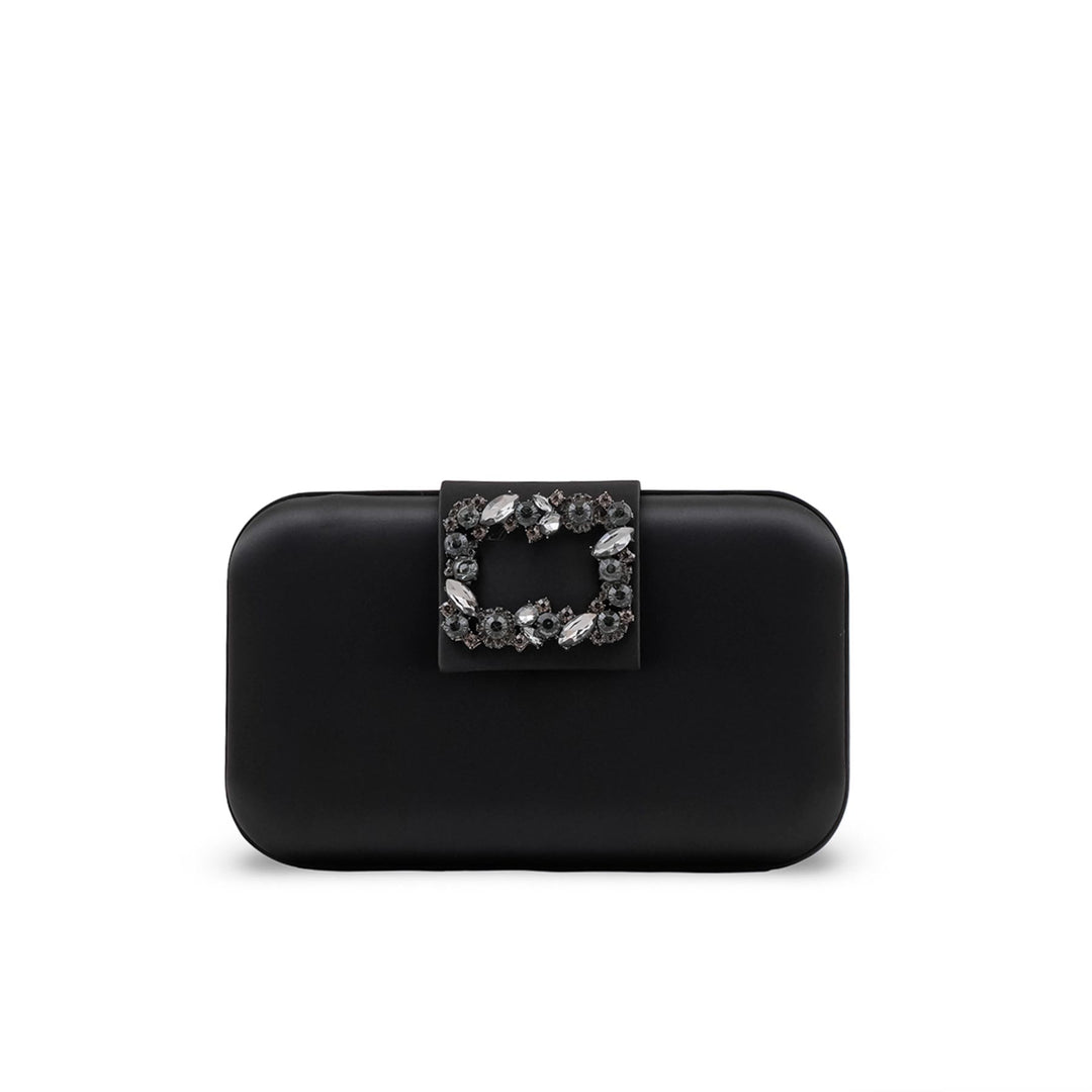 Black Formal Clutch For Ladies P24565