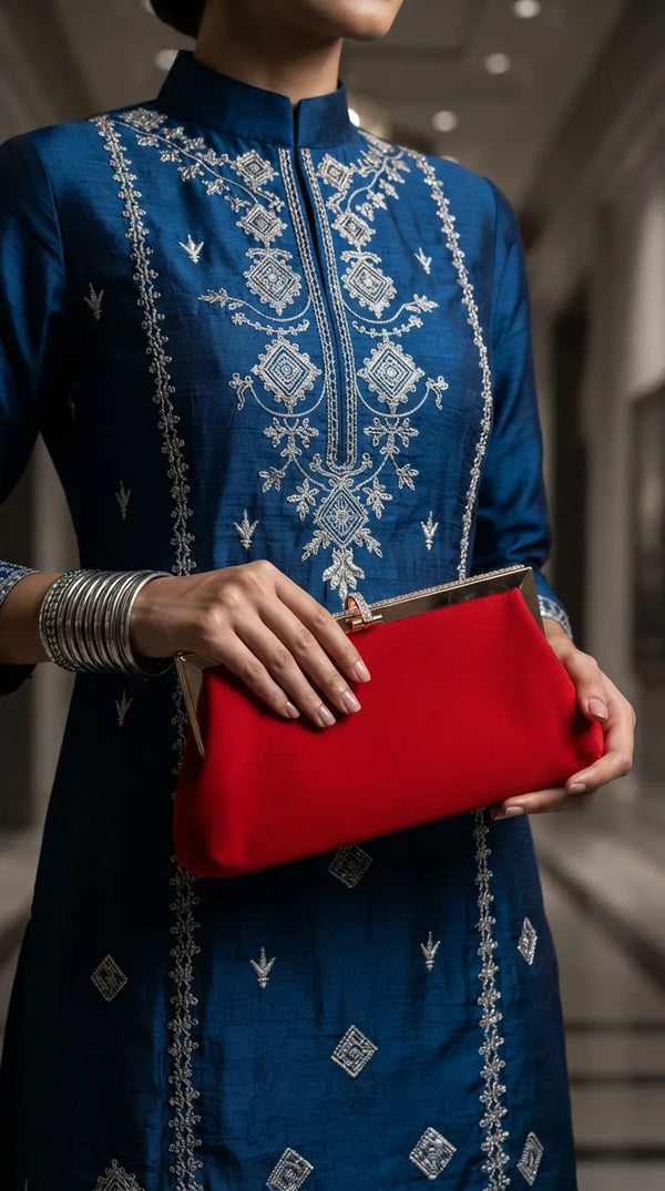 Red Formal Clutch For Women P24571