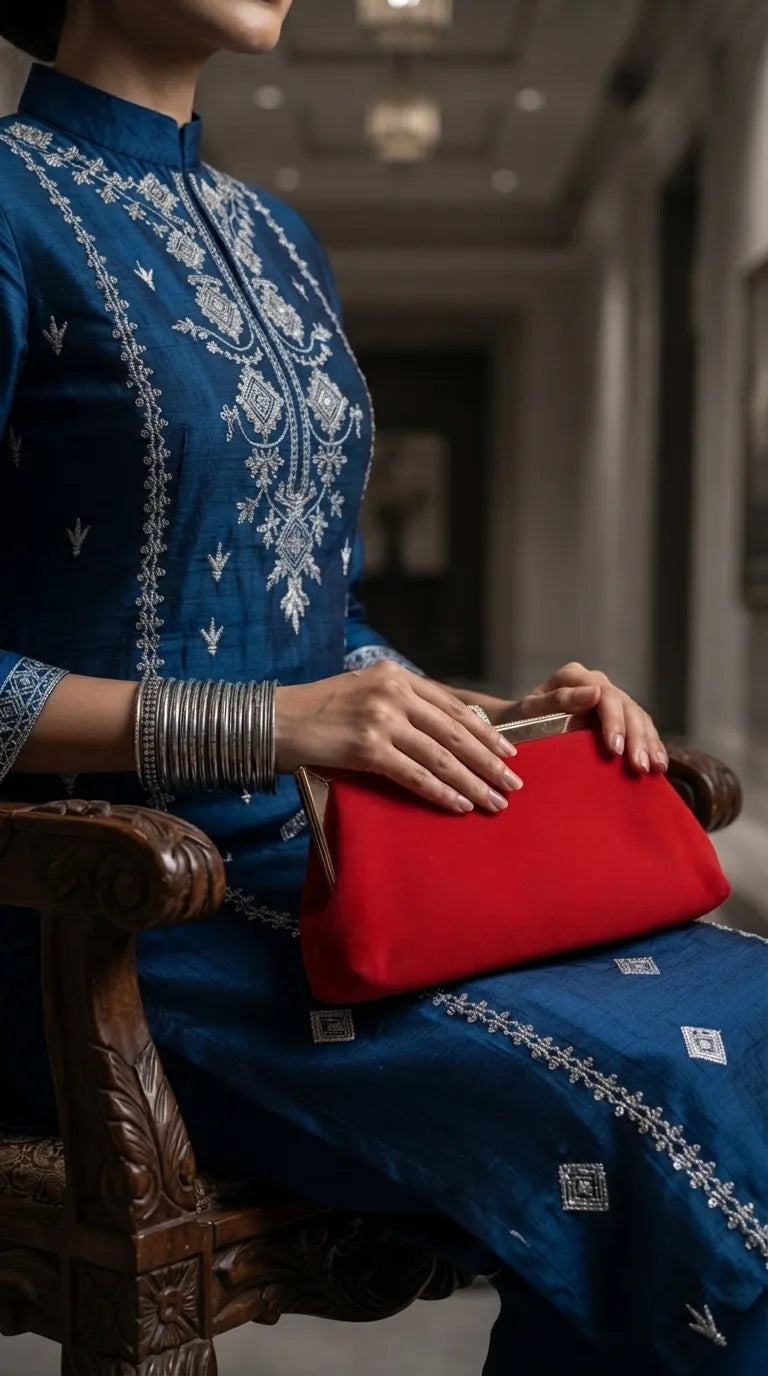 Red Formal Clutch For Women P24571