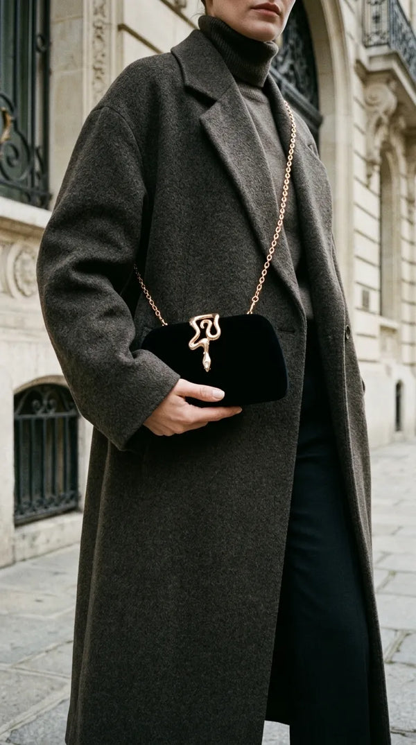 Black Formal Clutch For Women P24572
