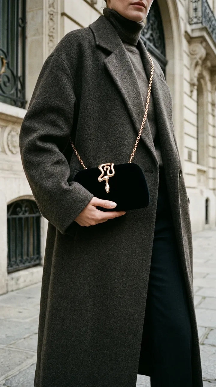 Black Formal Clutch For Women P24572