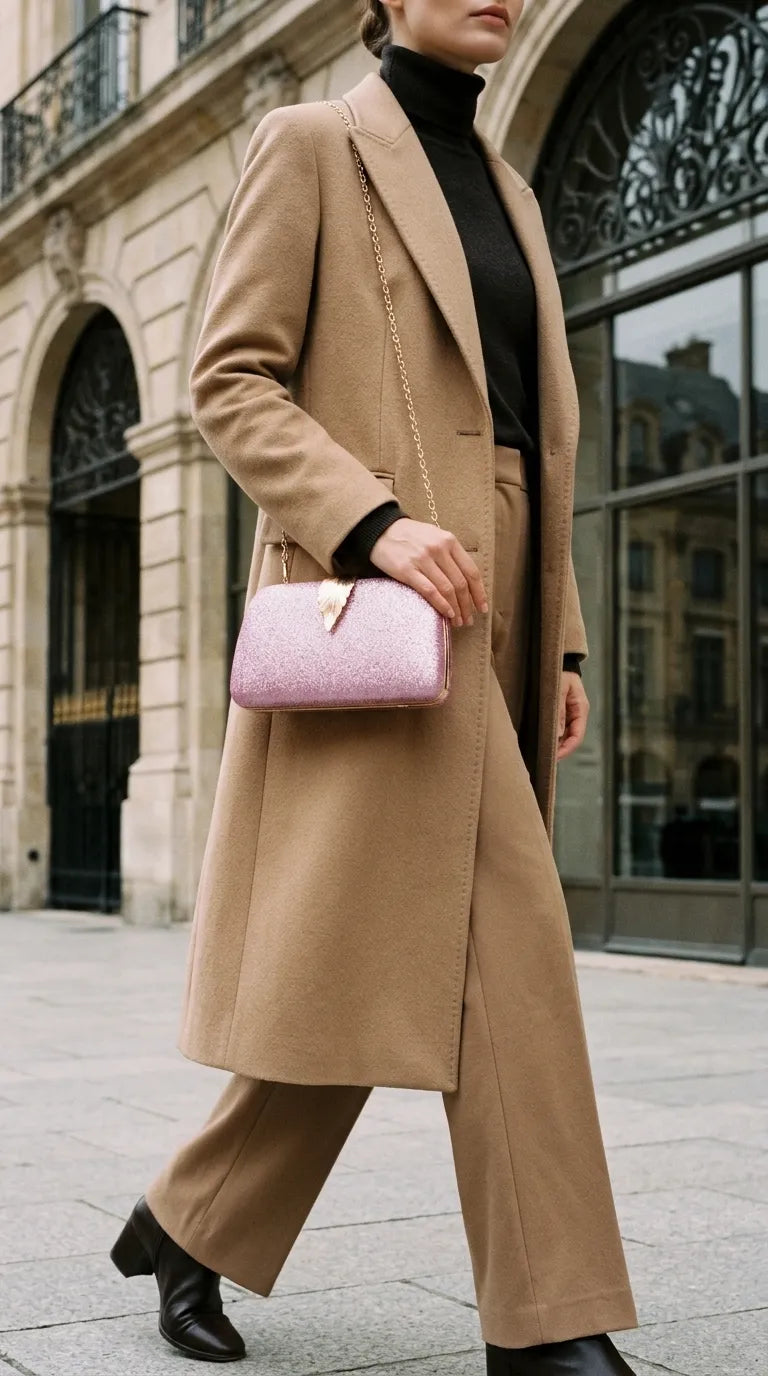 Pink Fancy Clutch For Women P24577