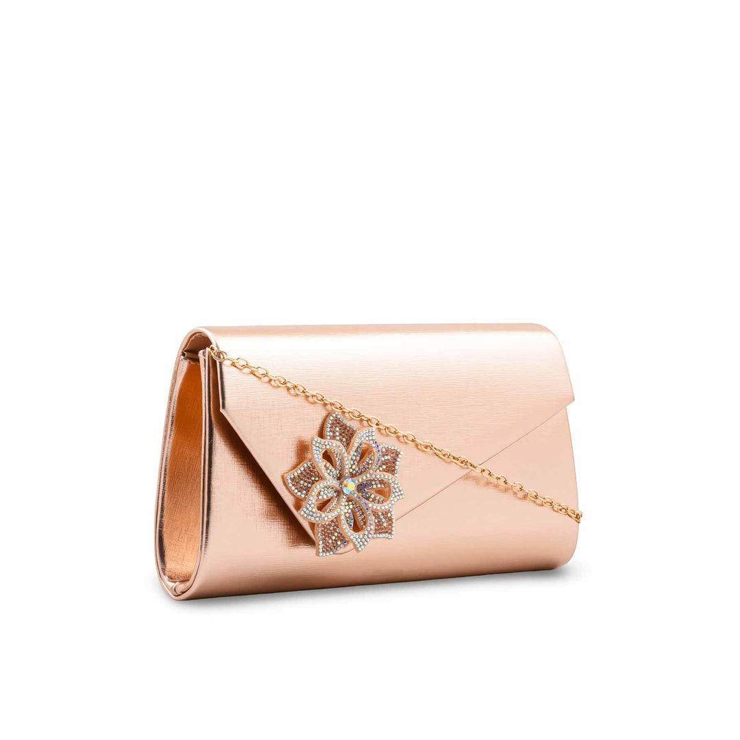 Champagne Formal Clutch For Ladies P24599