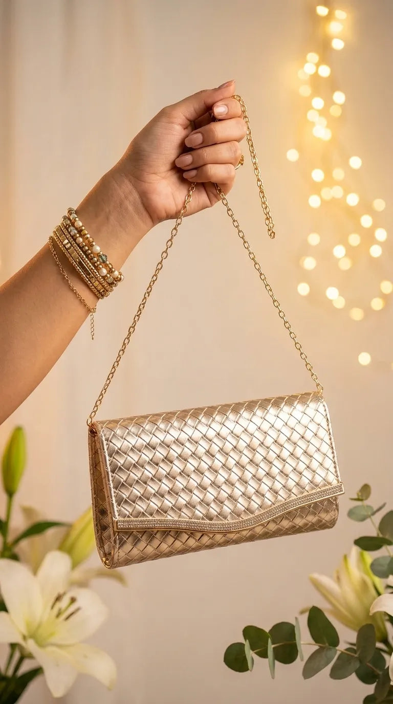 Fawn Formal Clutch For Ladies P24600
