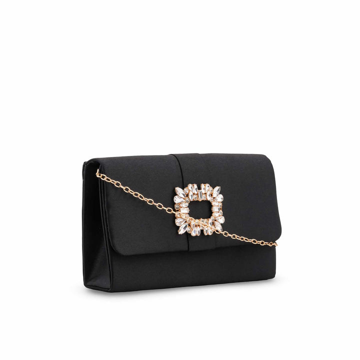 Black Formal Clutch For Ladies P24601