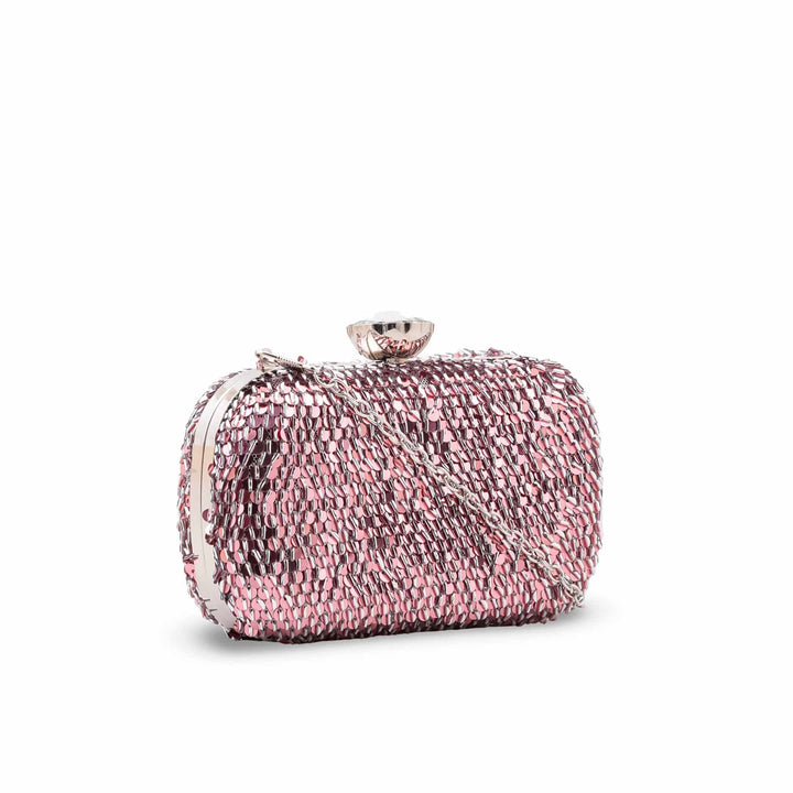 Pink Fancy Clutch For Ladies P24603