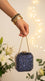 Blue Fancy Clutch For Ladies P24604