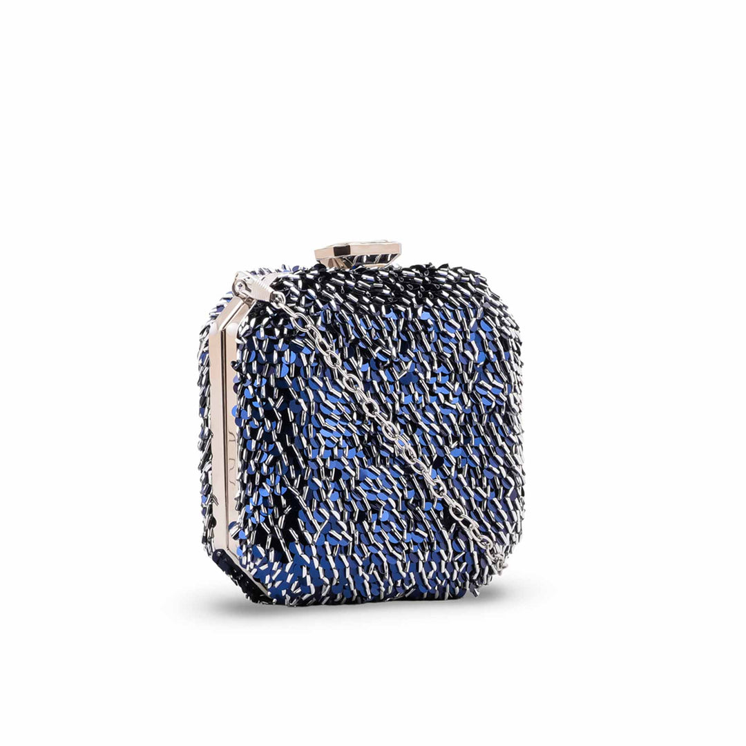 Blue Fancy Clutch For Ladies P24604