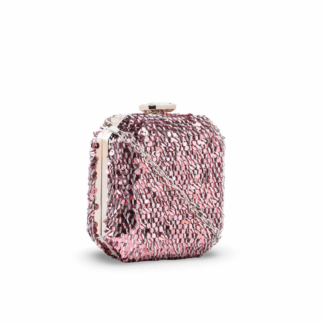 Pink Fancy Clutch For Ladies P24604
