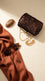 Brown Fancy Clutch For Ladies P24605
