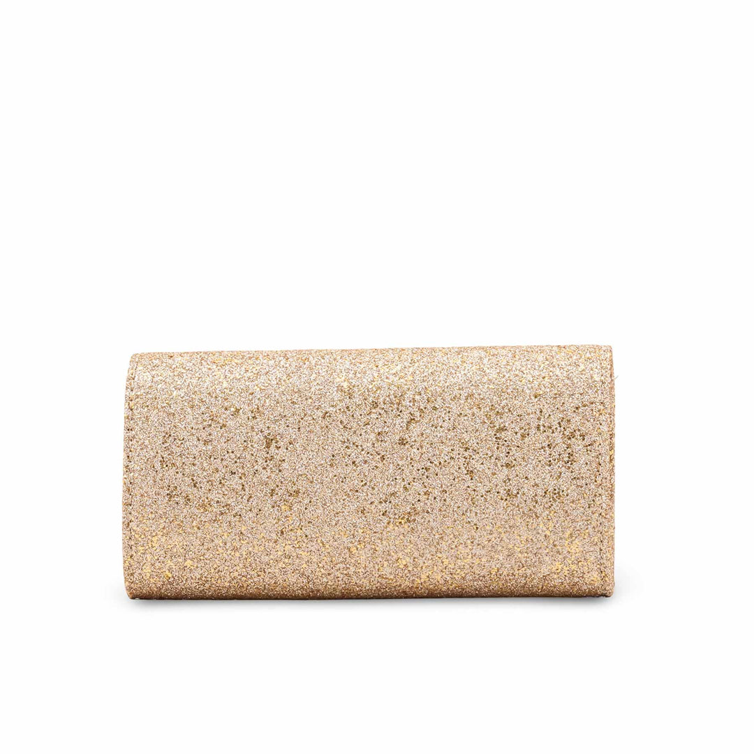 Golden Fancy Clutch For Ladies P24608