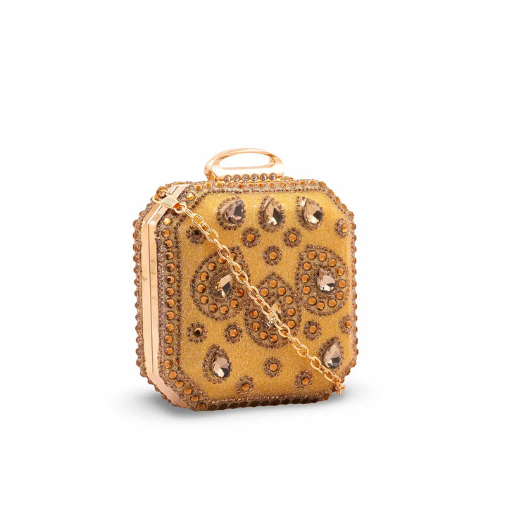 Golden Bridal Clutch P24609