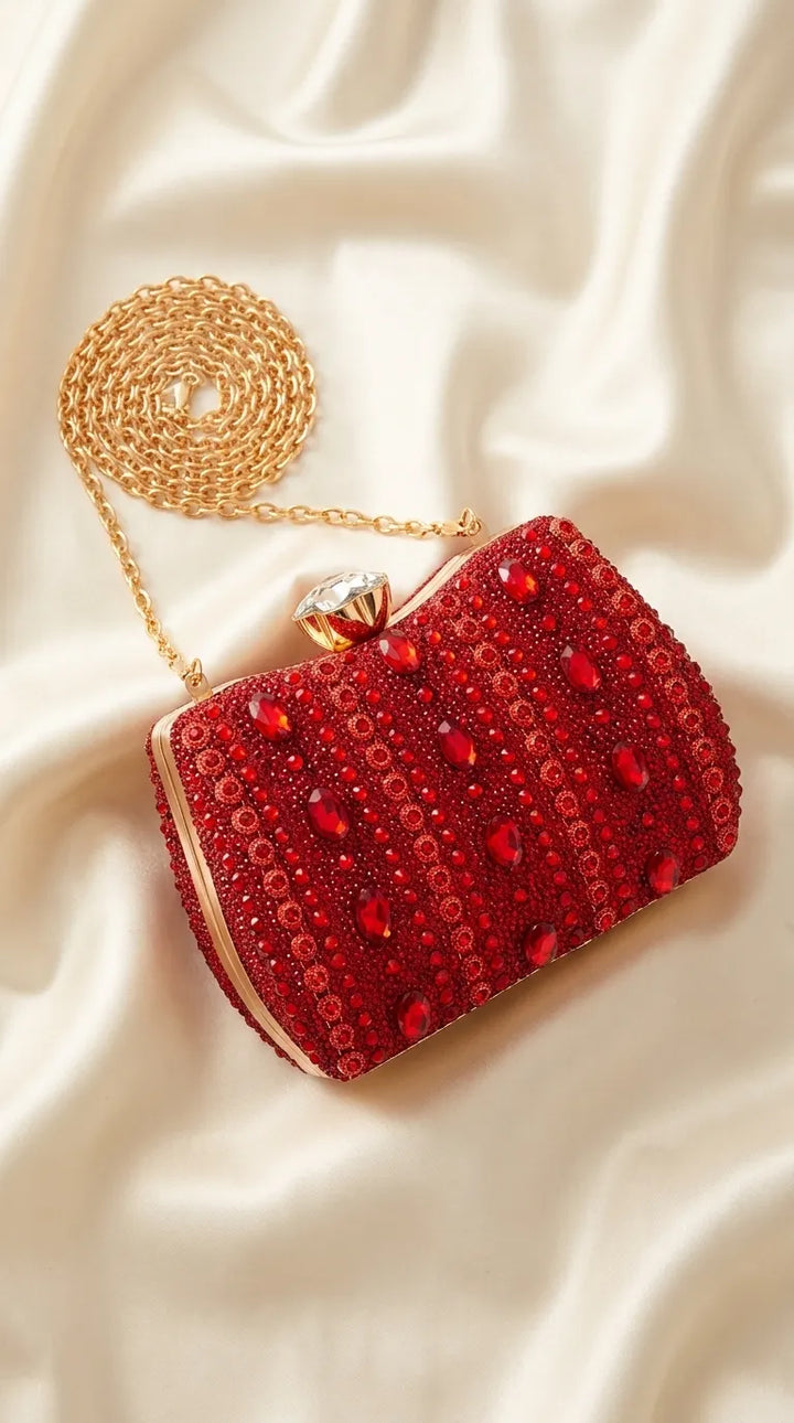 Red Bridal Clutch P24610